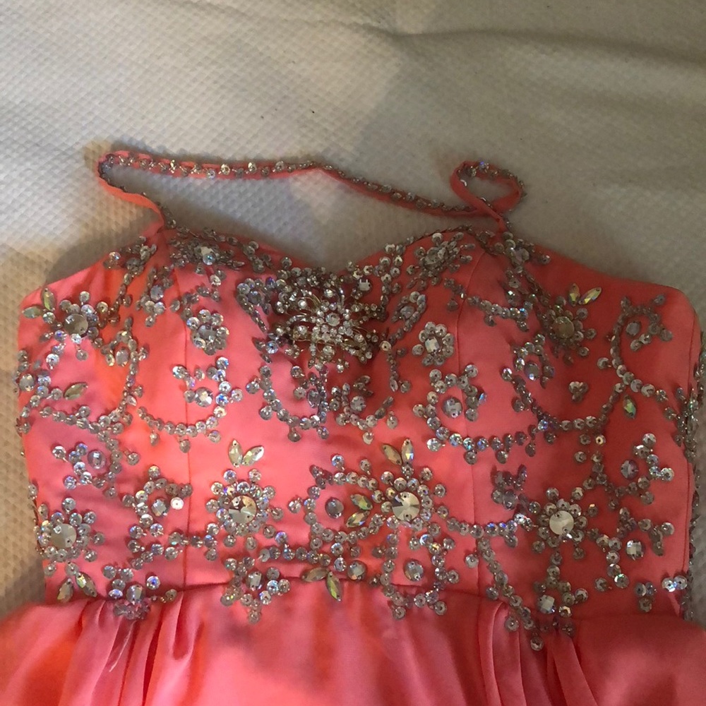 Pink formal dress